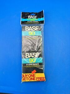 NOS! New 2 Pack SEALED BASF Blank 8 Track Tape 90 Minutes Studio Series