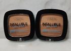 Lot Of 2-L'oreal Infallible Pro-Glow Foundation Powder #28 Cocoa