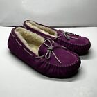 Ugg Dakota Slippers Girls Size 4 Purple Pink Slip On House Shoes 5296