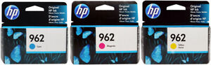 HP 962 Combo 3-pack Ink Cartridge New Genuine (C,M,Y)