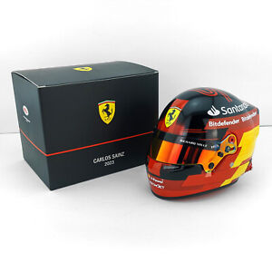 2023 Carlos Sainz Mini Helmet - 1:2 Scale Ferrari Bell F1 Helmet - Model 4100226