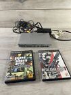 Sony Playstation 2 Slim Console, Cords and 2 games