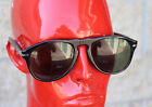 Rare Vintage Persol Ratti Sunglasses Black Frame Italy 649/3 54-20 Collectible