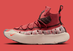 Nike ISPA Sense Flyknit Adobe Bright Crimson Red Black CW3203-600 Men's