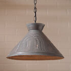 Roosevelt Shade Light Punched Tin Willow Hanging Pendant Light/Country Light