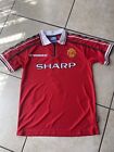Vintage Manchester United Jersey Kit Jersey Umbro David Beckham 1998