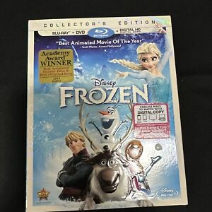 New ListingFrozen Blu-ray + DVD + digital NEW w/slipcover Disney Animated Classic