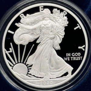 New Listing2020-W American Silver Eagle Proof / OGP