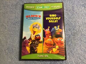 Sesame Street Sing Yourself Silly / Elmo's Musical Adventure (DVD) 2 Pack New