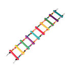 Bird Ladder Multicolor Design Relieve Boredom Parrot Ladder Pet Chewing Toy Pet