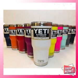 YETI Rambler With Magslider Lid 30 oz Tumbler Stainless Steel Vacuum Insulated