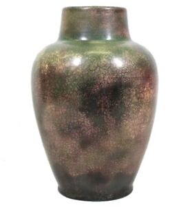 Roseville for Tiffany, Arts & Crafts Chinese-Form Ceramic Vase, c. 1900