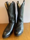 Nocona Boots MD2400 Black Leather Western  Cowboy Boots USA Mens 11 1/2 EE
