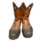 Wolverine Work Boots Size 11 Pre Owned Water Proof Slip Resistant Steel Toe READ