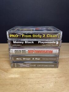 Hip Hop Rap Cassette Tape Lot Of 5 Explicit NEW! Sealed!