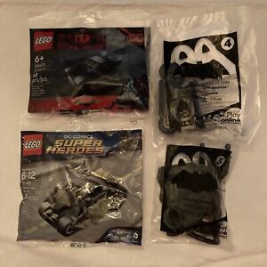 LEGO 30455 Batmobile & 30300 The Batman Tumbler PLUS Lot Of 4 Bags New Sealed. d
