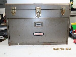 New Listing1950’s Craftsman Heritage Logo Machinist Tool Chest 7 Drawer Rare Collector
