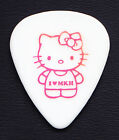 Trivium Matt Heafy Hello Kitty MKH White Guitar Pick - 2013 Vengeance Falls Tour