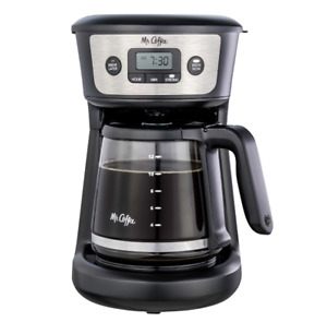 Mr. Coffee® 12-Cup Programmable Coffee Maker with Strong Brew Selector, Stainles