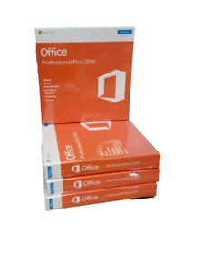 New Microsoft Office 2016 Professional Plus /  Sealed Package With DVD + Key