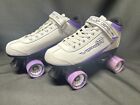 Viper M4 Women's White Purple Roller Derby Skates Sz 9 Low Top SUPER Nice Unused