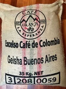 GEISHA COLOMBIA COFFEE BEANS MEDIUM ROASTED 2 POUNDS / 1 POUND BAGS