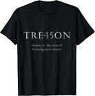 NEW LIMITED Anti-Trump Treason TRE45ON Distressed Impeach T-Shirt