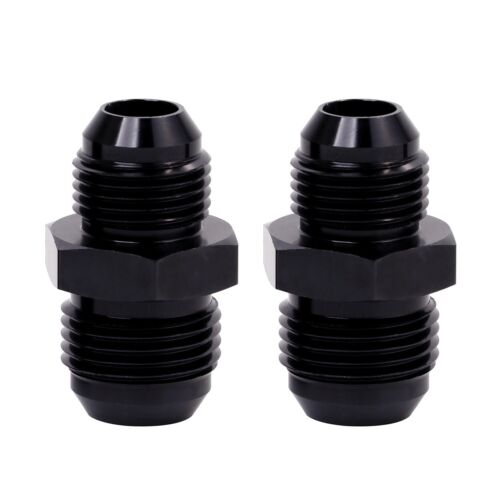 LokoCar 8AN Male to 10AN Male Flare Reducer Union Adapter Fitting Aluminum Black