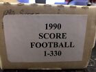 1990 SCORE FOOTBALL SERIES 1 SET 1-330 MONTANA ELWAY SANDERS Trivia Set 1-28