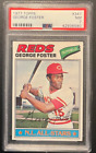 1977 Topps #347 George Foster Cincinnati Reds PSA NM 7
