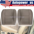 For 2002-2007 Ford F250 F350 Super Duty Lariat Driver & Passenger Seat Cover Tan (For: 2002 Ford F-350 Super Duty Lariat 7.3L)
