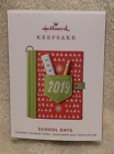 2019 Hallmark Keepsake School Days Notebook Photo Holder Ornament - NIB
