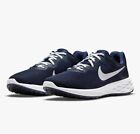 Nike Men's Revolution 6 Navy Blue White Athletic Running Sneakers Size 10.5
