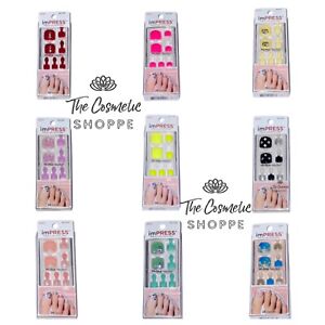 Kiss imPress Press-On Pedicure Nails High Tide & Over 40+ Designs New Ones Added