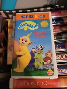 Teletubbies Favorite Things (VHS, 1999)  PBS Kids - Great Condition