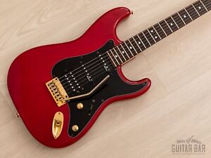 1991 Charvel by Jackson CST-060-SSH Superstrat S-Style See-Through Red w/ Case