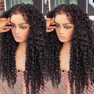 Raw Curly Hair Wigs Human Hair Hd Lace Frontal Wig 4c Edge Baby Hair