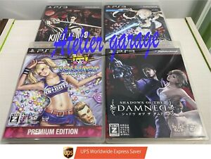 PS3 No More Heroes RZ+KILLER IS DEAD+LOLLIPOP CHAINSAW+Shadows of the Damned