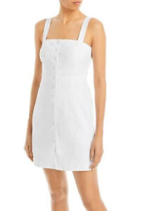 THEORY women mini dress Kayleigh B TS L1003623 soft crunch white 12 $275