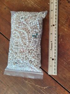 HUGE Lot Mix Genuine Pearls Many Shapes Size  1/2 POUND !!! LOTS of Pearls !!!