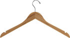 Hangers Clothes Wood Standard 50 Wooden Bamboo Dress Shirt Retail 17