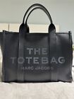 AUTHENTIC Marc Jacobs The Leather Medium Tote Bag  Black  W/ Tag & Dust Bag