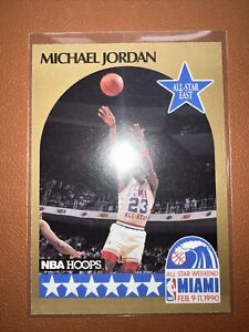 1990 NBA Hoops #5 Michael Jordan All-Star Weekend HOF