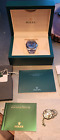 Rolex Datejust II 41mm 116300 Blue Dial with Roman Oyster Bracelet Box & Papers