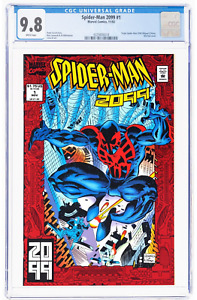🔥Spider-Man 2099 #1 CGC 9.8 Origin of Miguel O'Hara Red Foil Cover Marvel, 1992
