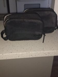 2 PACK Swiss Gear Toiletry Bag Black Gray Travel Bag Pouch