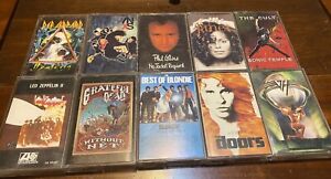 Lot Of 10 80’s 90’s Rock Cassette Tapes