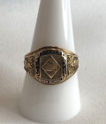 EXCELLENT Condition 1931 Brewer HS Class Ring Size 10 - 6.6g, 10K