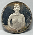 1971 DAHOMEY FEMME SOMBA PROOF SILVER 1000 FRANCS COIN~~~1.65 Ounces Pure Silver