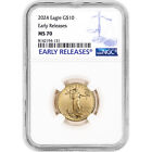 2024 American Gold Eagle 1/4 oz $10 - NGC MS70 Early Releases